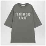 Fear of God Essentials Moss-colored 90’s cotton T-shirt