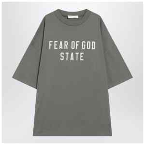 Fear of God Essentials Moss-colored 90’s cotton T-shirt