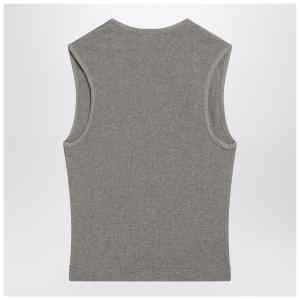 Fear of God Essentials Grey ribbed cotton-blend tank top
