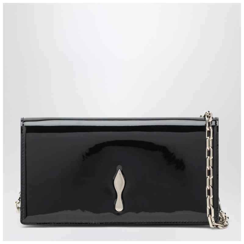 Christian Louboutin Bettina black patent clutch, theFeinheit