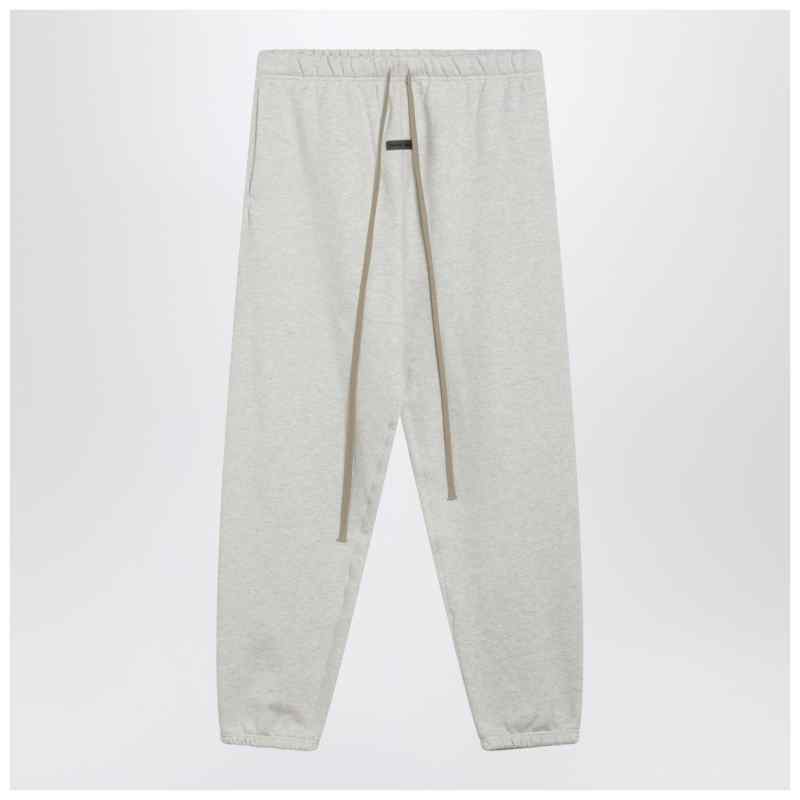 Fear of God Essentials Light grey m&eacute;lange jogging pants, theFeinheit