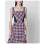 Vivienne Westwood Puppy linen corset with tartan pattern