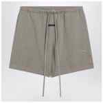 Fear of God Essentials Grey cotton-blend shorts