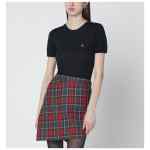 Vivienne Westwood Black Bea wool and silk top