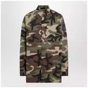 Fear of God Essentials Camouflage recycled nylon blend shirt