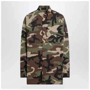Fear of God Essentials Camouflage recycled nylon blend shirt