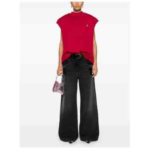 The Attico Wide-leg denim jeans