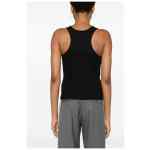 Palm Angels Logo ribbed tank top