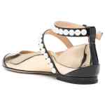 Mach & Mach two-tone ballerina shoes