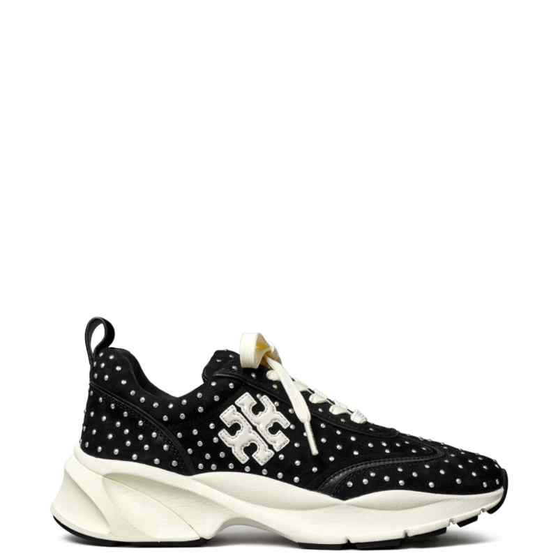 Tory Burch good luck studded trainers