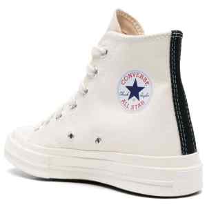 Comme Des Garcons x Converse Sneakers PLAY Chuck 70 "Cream"