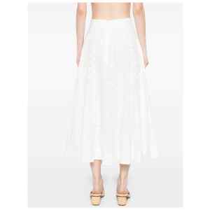Zimmermann Crush embroidered midi skirt