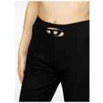 Diesel Oval D logo plaque high-waisted Wool blend trousers