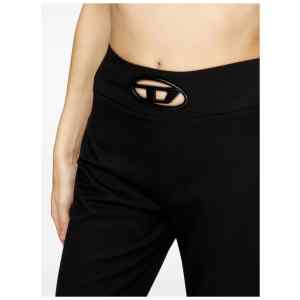 Diesel Oval D logo plaque high-waisted Wool blend trousers