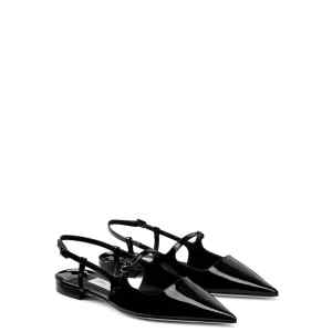 Jimmy Choo Didi Flat Patent Leather Low Shoes