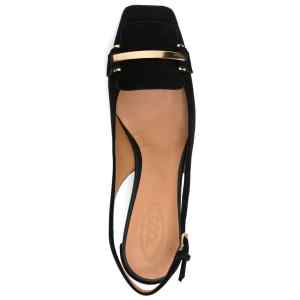 Tod's 50mm Suede Pumps with Back Strap