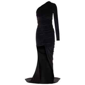 Balenciaga Long asymmetrical one-shoulder dress