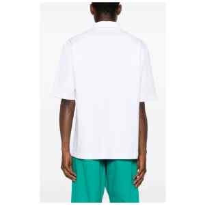 Marni logo-patch polo shirt