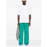Marni logo-patch polo shirt