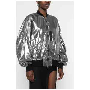 Junya Watanabe Metallic effect bomber jacket