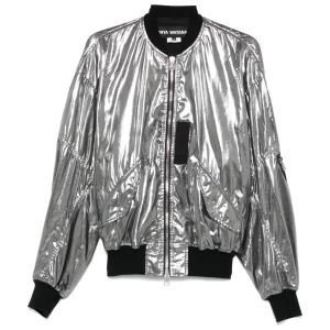Junya Watanabe Metallic effect bomber jacket
