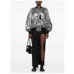 Junya Watanabe Metallic effect bomber jacket