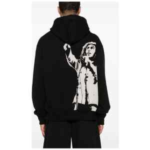 Junya Watanabe Printed cotton hoodie