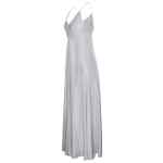 Forte Forte A-line silhouette Long silk slip dress
