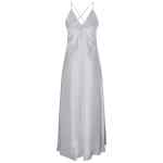 Forte Forte A-line silhouette Long silk slip dress
