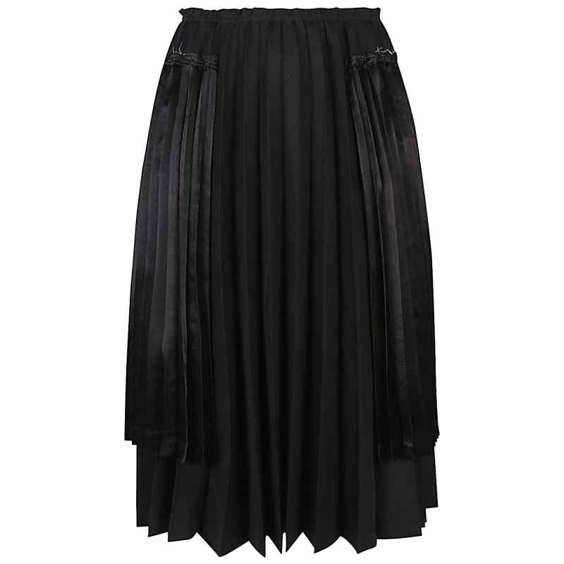 Comme Des Garcons Pleated midi skirt