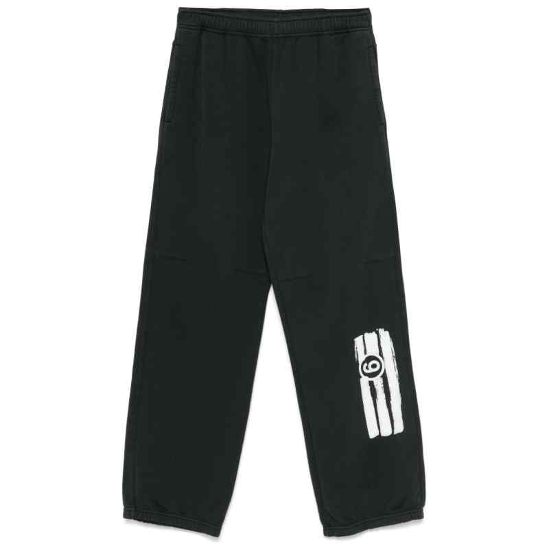 190089919-ss25-mm6main-s62kb0236m25004900 MM6 Maison Margiela Logo cotton sweatpants