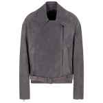 Emporio Armani Icon Nubuck Calfskin Biker Jacket