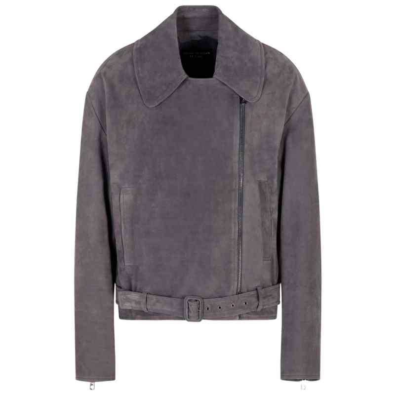 Emporio Armani Icon Nubuck Calfskin Biker Jacket, theFeinheit