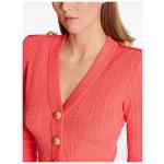 Balmain Long-sleeved twisted knit cardigan