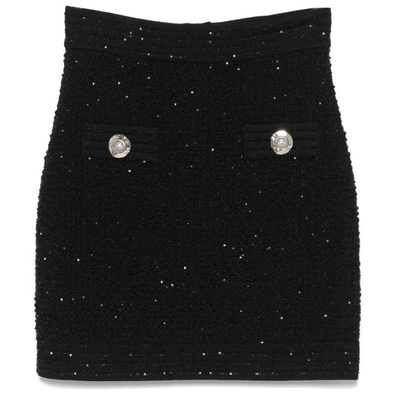 Balmain Tweed Mini Skirt