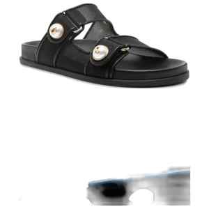 Jimmy Choo Fayence Sandal Low leather sandals with pearls