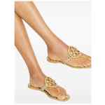 Tory Burch Studded Miller Patent flat sandals