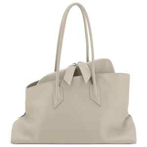 The Attico La Passeggiata Leather Shoulder Bag