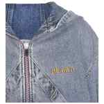 The Attico Hooded denim jacket