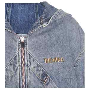 The Attico Hooded denim jacket