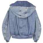 The Attico Hooded denim jacket