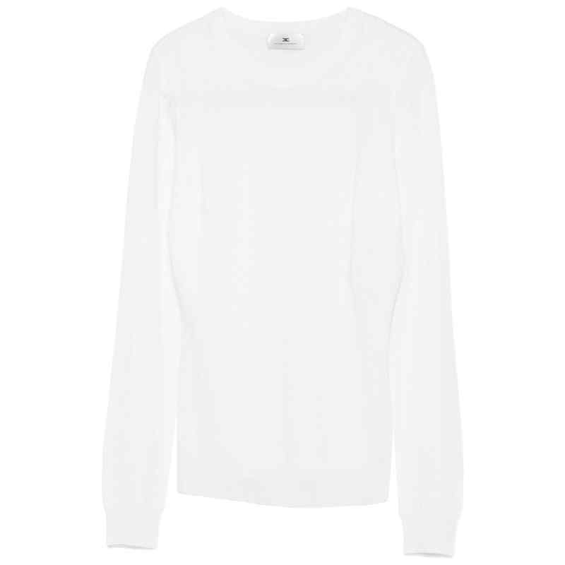 Elisabetta Franchi Wool blend crewneck sweater