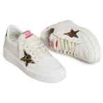 Golden Goose Ball Star with Leo pony skin star and black laminated leather heel tab