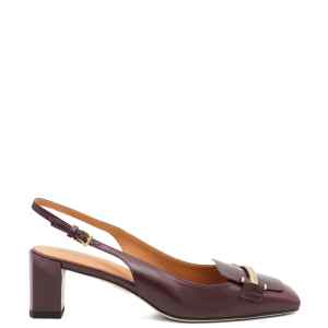 Tod's Barretta 40 leather slingback pumps
