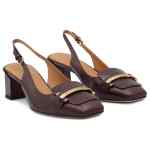 Tod's Barretta 40 leather slingback pumps