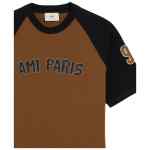 Ami Paris T-shirts and Polos Brown