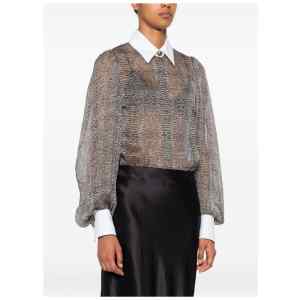 Elisabetta Franchi Silk shirt bodysuit