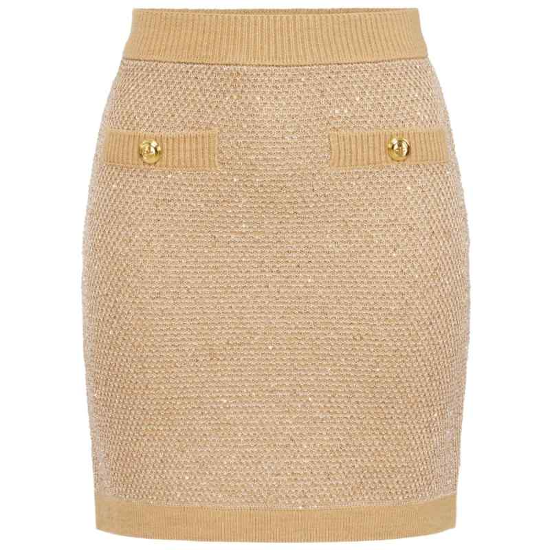 Elisabetta Franchi Wool knitted skirt