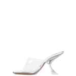 Amina Muaddi Taylor Glass Slipper 90 Transparent Pvc