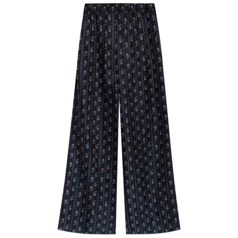 Tory Burch Jacquard silk trousers
